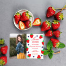 Search for love is sweet bridal shower invitations Strawberry