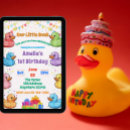 Search for rubber duck birthday invitations Kids