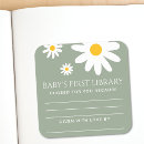 Search for baby library stickers Baby's first library