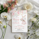 Search for some bunny birthday invitations Turning one