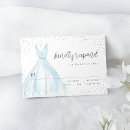 Search for cinderella shower invitations Blue