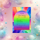 Search for equals rsvp cards Rainbow