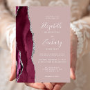 Search for dusty rose and burgundy wedding invitations Watercolor