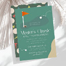 Search for golf tournament invitations Retro