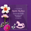 Search for pink and purple baby shower invitations Cute