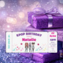 Search for concert ticket invitations Purple