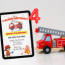 Search for fire fighter birthday invitations Kids
