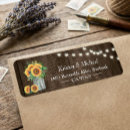 Search for western return address labels Rustic country