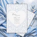 Search for blue heart invitations Floral