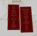 Search for traditional wedding programs Formal