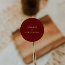 Search for red wine wedding stickers Burgundy