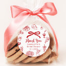 Search for thank you in italian stickers Red