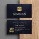 Search for navy and gold business cards Realtor