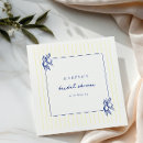 Search for blue lemon napkins Blue and yellow
