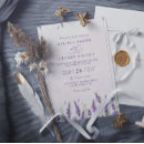 Search for rustic lavender wedding invitations Simple