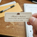 Search for linen return address labels Rustic