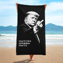 Search for president trump beach towels Political