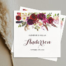 Search for burgundy wedding napkins Fall