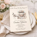 Search for fairy tale bridal shower invitations Whimsical
