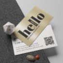 Recherche de fondé cartes visite Code qr