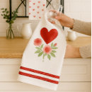 Recherche de valentine cuisine linges Rouge et blanc