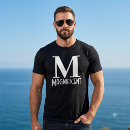 Search for letter m tshirts Initial
