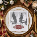 Search for christmas dinner paper napkins Reindeer