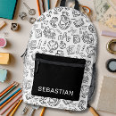 Search for teachers kid bags Black and white