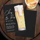 Search for brewery birthday invitations Cheers and beers