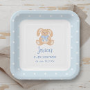 Search for blue and white rabbit plates Simple