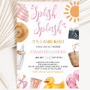 Search for baby bash invitations Splish splash