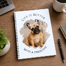 Search for french notebooks Dog lover