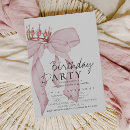 Search for pink and gold birthday invitations For her