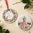 Search for nostalgic ornaments Baby first christmas