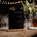 Search for black and gold menus Minimalist