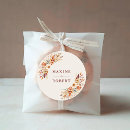 Search for fall leaves wedding stickers Modern minimal simple