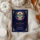 Recherche de crâne de sucre invitations Floral