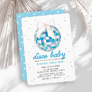 Recherche de boule disco invitations Bleu