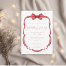 Search for ribbon christmas invitations Whimsical