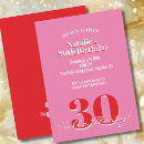 Recherche de 30ans anniversaire invitations Minimaliste
