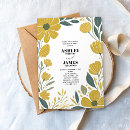 Search for yellow engagement party invitations Gold