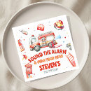 Search for red truck napkins Baby shower
