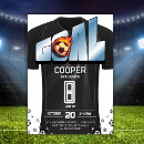 Search for black and white soccer invitations Modern