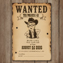 Recherche de far west invitations Fête d'anniversaire