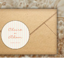 Search for vintage and classic wedding stickers Minimal