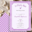 Search for purple butterfly baby shower invitations Garden