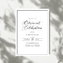 Search for retirement celebrations invitations Elegant
