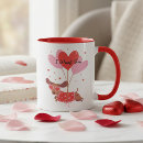 Search for heart balloon mugs Valentine
