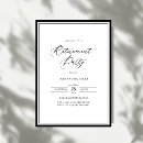 Search for elegant retirement invitations Formal