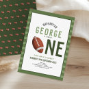 Search for football 1st birthday invitations Sports